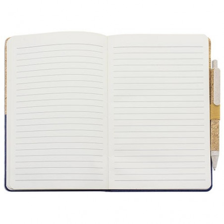 Cahier en liège personnalisé avec autocollant de communion pour fille