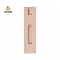 Stylo en bambou dans un étui personnalisé avec autocollant design de calice pour communion