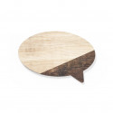 Aimant en bois avec adhésif personnalisé design éléphant pour les détails