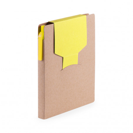 Bloc-notes avec post-it de couleurs avec adhésif personnalisable