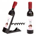 Ouvre-bouteille de vin avec autocollant personnalisé pour détails de baptême