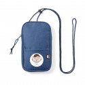 Porte-mobile bleu avec autocollant de communion pour garçon