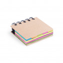 Carnet avec des post-it adhésifs de couleurs avec des super-héros