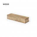 Support en bois avec carte personnalisée pour la décoration de table de première communion