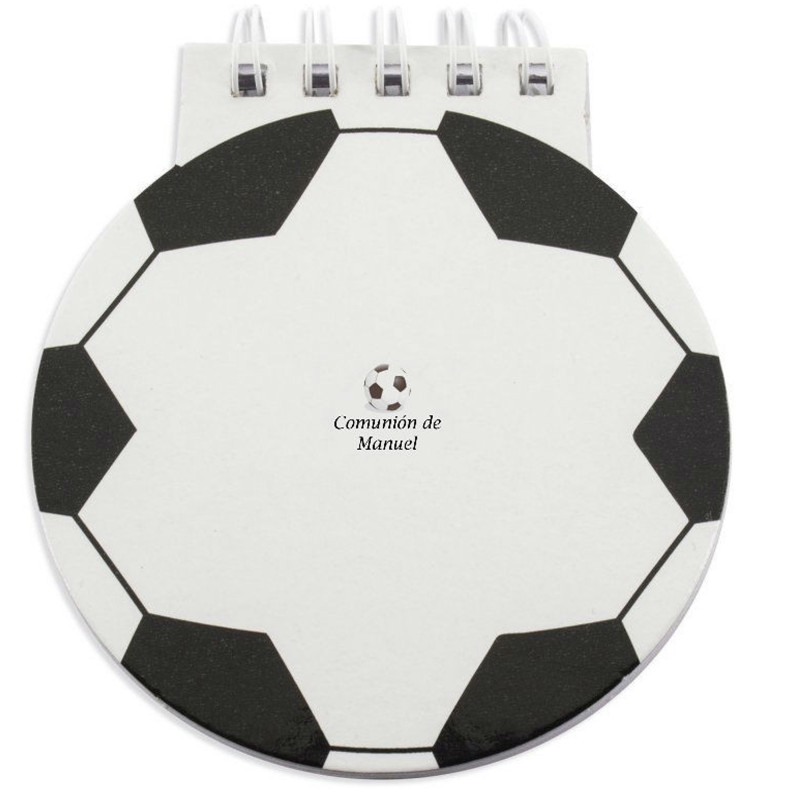 Carnet de notes de football personnalisé
