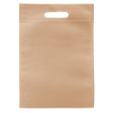 Cahier en liège couleur crème personnalisé avec autocollant de mariage et sac cadeau