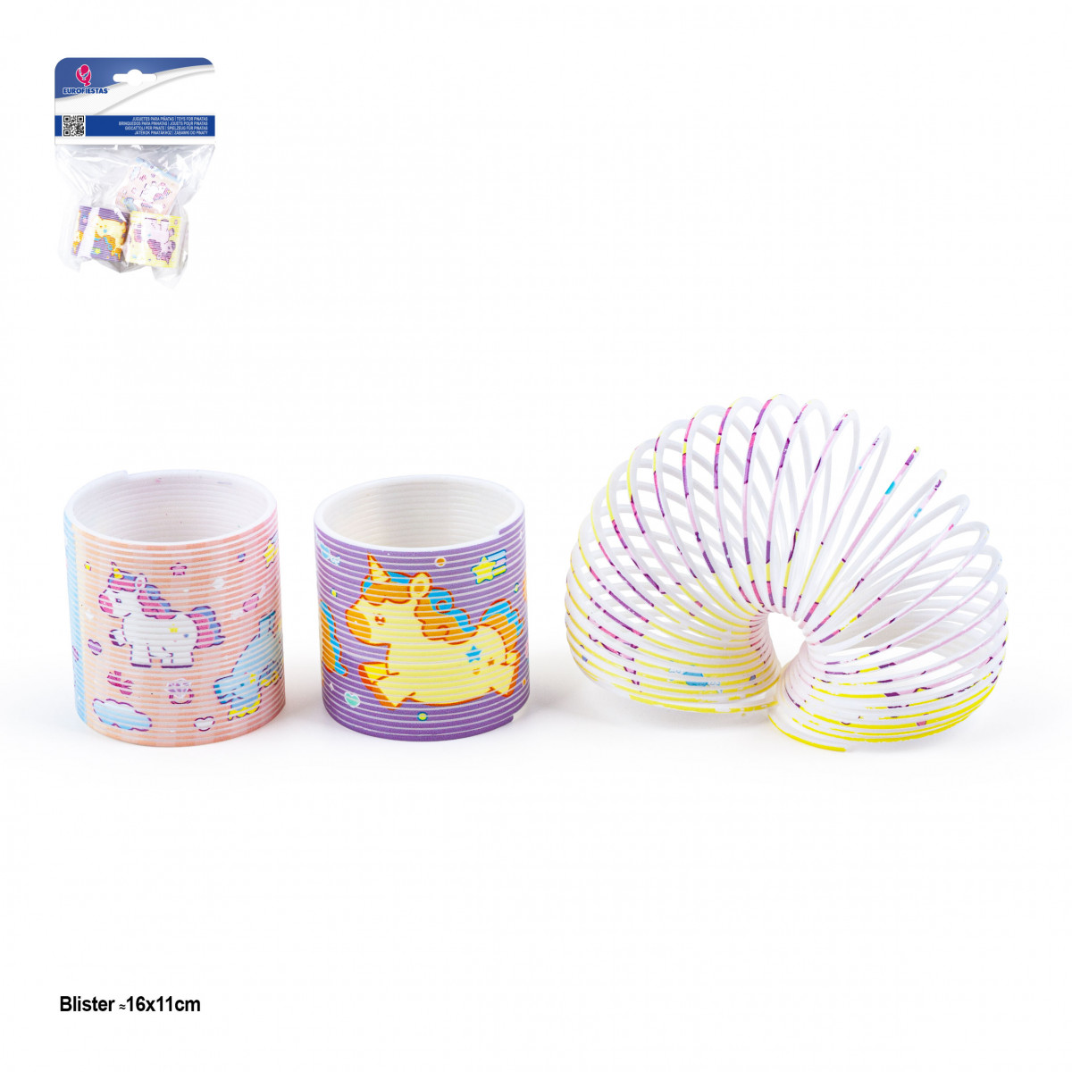 Ressort jouet avec licorne 3 unités pour pinata d anniversaire ou détail cadeau