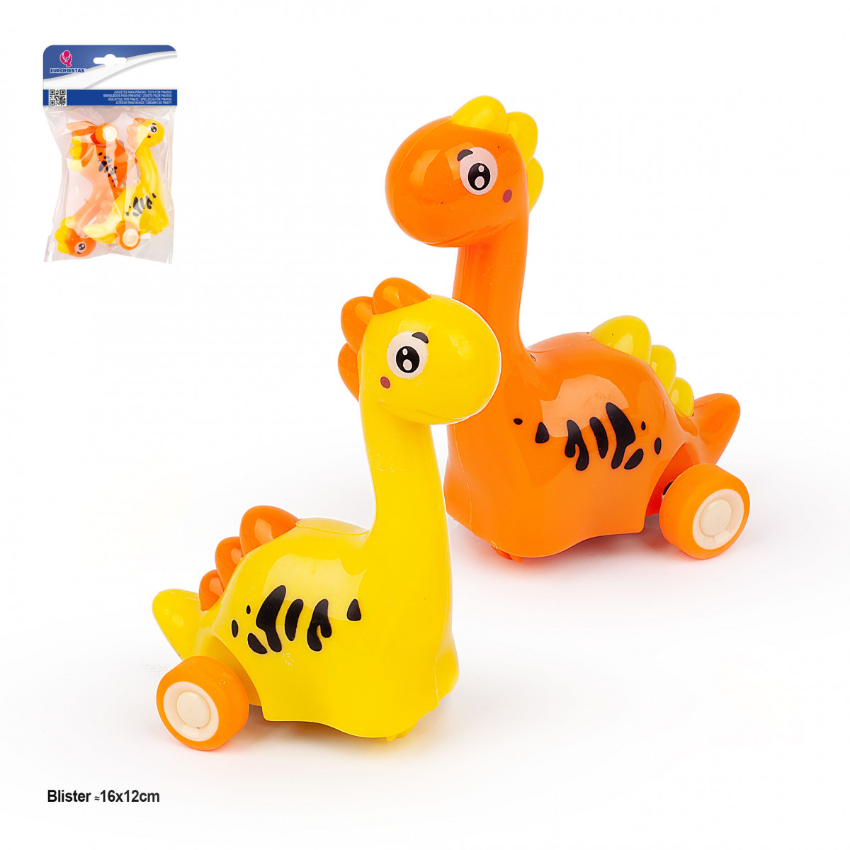 Dinosaures en blister de deux unités