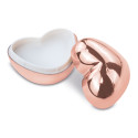 Baume à lèvres en forme de cœur et porte-monnaie avec carte personnalisée romantique pour un mariage