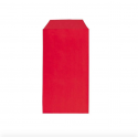 Enveloppe de présentation en papier kraft rouge 7x12