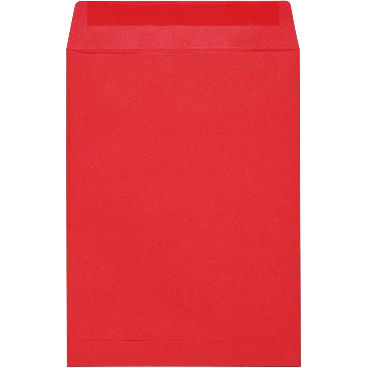 Enveloppe de présentation en papier kraft rouge 7x12