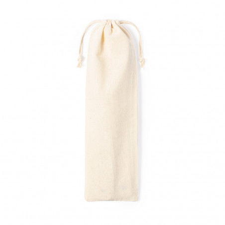 Ustensiles de salade en bambou à emporter dans un sac personnalisé pour les mariages