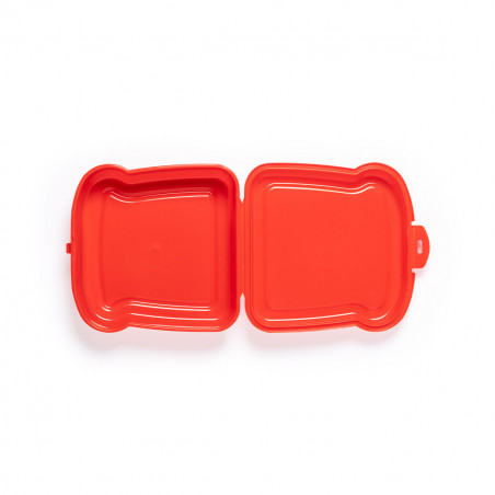 Boîte à sandwich avec autocollant personnalisé super-héros pour les détails