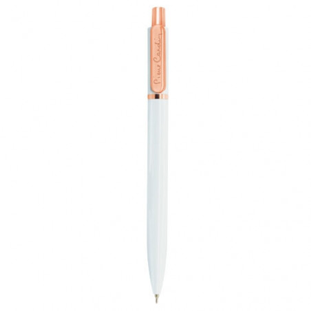 Stylo métallique Pierre Cardin personnalisé avec adhésif floral avec étui pour un détail