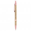 Stylo écologique avec adhésif colombe rose transparent pour plus de détails