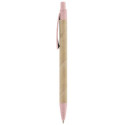 Stylo écologique avec adhésif colombe rose transparent pour plus de détails