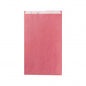 Porte-clés de communion fille dans un sac rose framboise personnalisé avec autocollant avec colombe à offrir