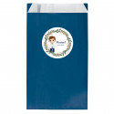Sur papier kraft bleu marine 7x12cm avec adhésif première communion garçon personnalisable