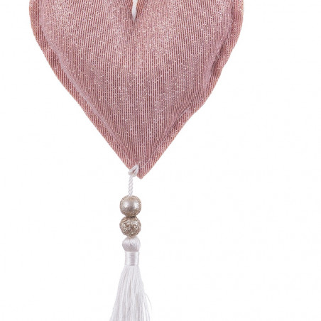 Pendentif coeur tissé