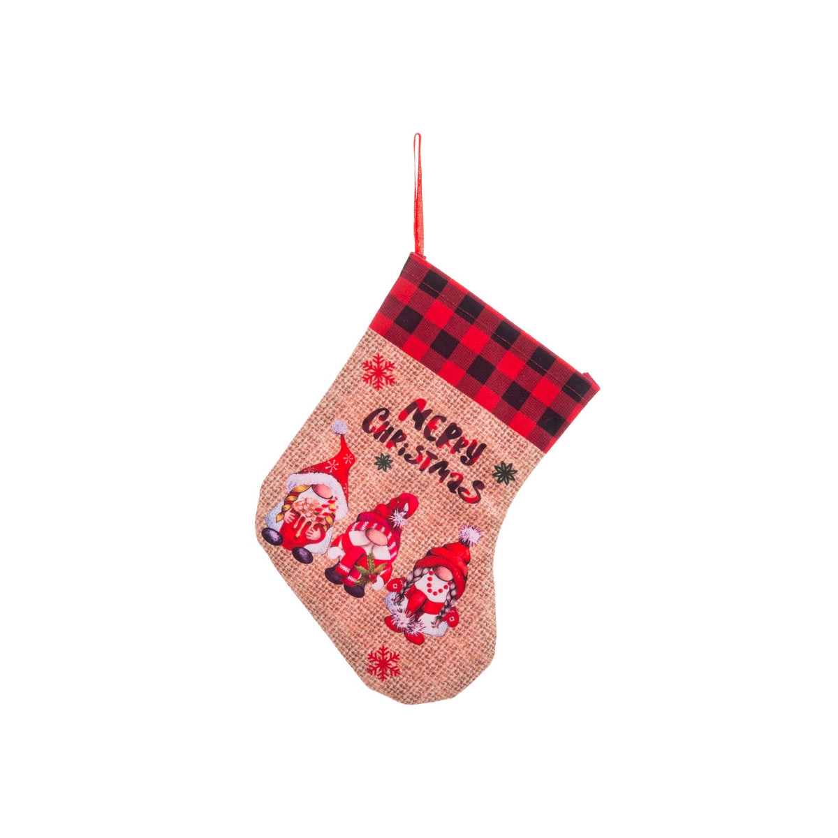 Bas de gnome pour la décoration de Noël