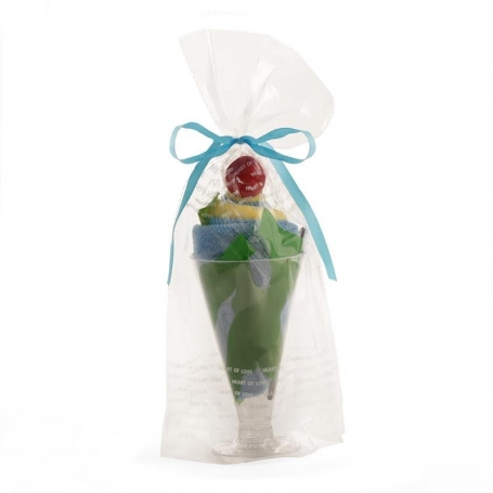Glace à la serviette