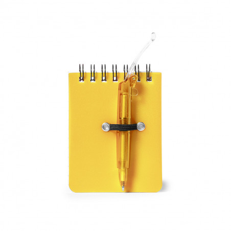 Carnet avec stylo personnalisable et sucette à offrir