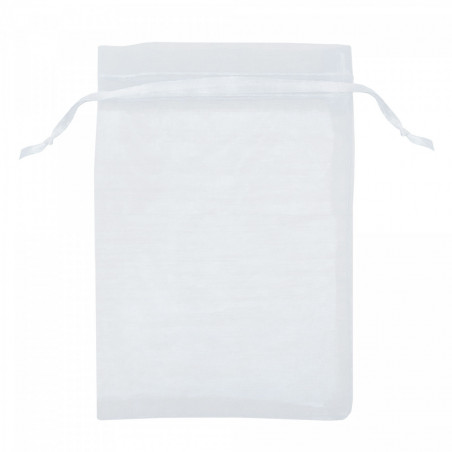 Nutella 25gr. avec cuillère en biscuit dans un sac en organza blanc et autocollant personnalisé pour la Saint-Valentin et les