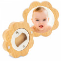 Ouvre-bouteille en bambou design fleur personnalisé avec photo pour cadeaux