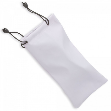 Lunettes de soleil avec monture blanche personnalisée avec étui personnalisé pour les mariages