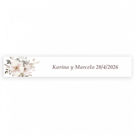 Lunettes de soleil avec monture blanche personnalisée avec étui personnalisé pour les mariages