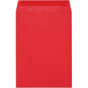 Porte-clés coeur dans enveloppe kraft rouge avec sticker romantique personnalisable