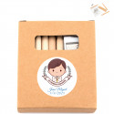 Etui à colorier avec adhésif première communion pour détails enfant