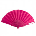Éventail fuchsia avec adhésif pour bougie de communion rose pour plus de détails