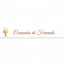 Adhésif de communion 5x1 personnalisé calice pour les détails