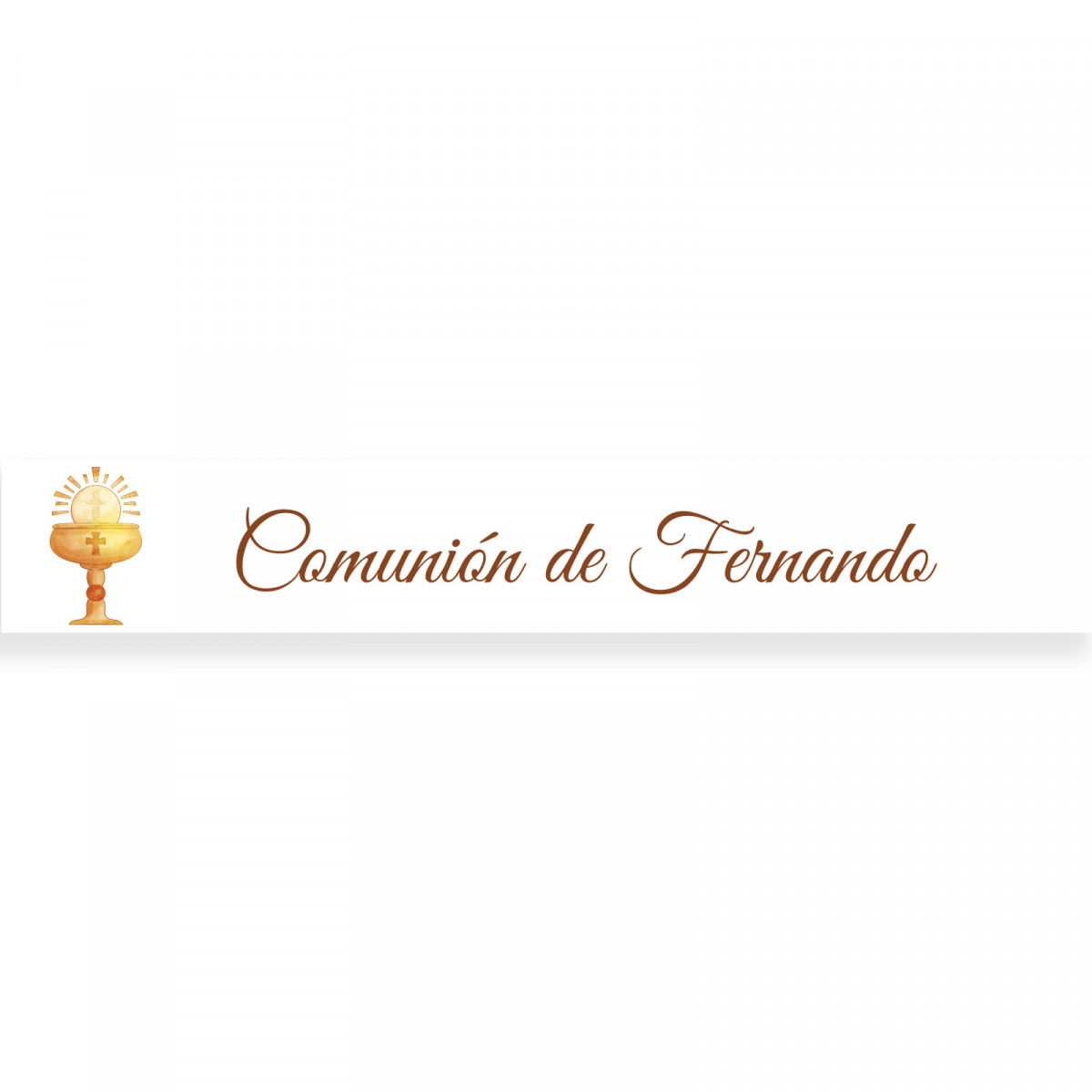 Adhésif de communion 5x1 personnalisé calice pour les détails