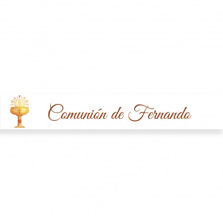 Adhésif de communion 5x1 personnalisé calice pour les détails