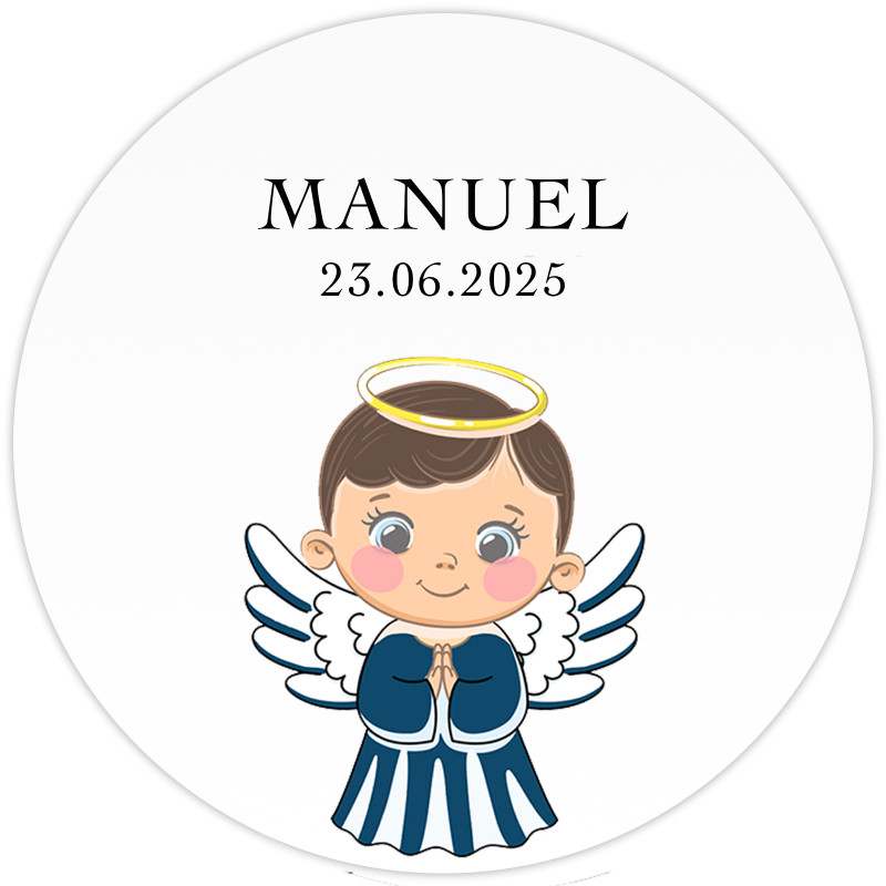 Adhésif 3 cm design ange pour enfant