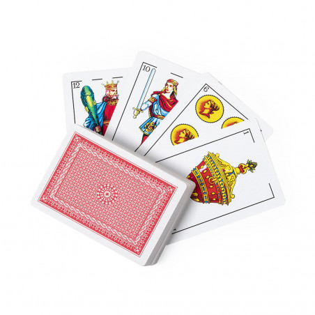 Jeu de cartes espagnol personnalisé pour la première communion avec autocollant modifiable, souvenir original pour les invités