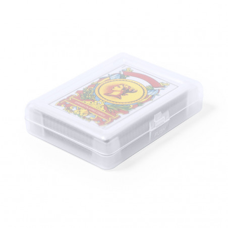 Jeu de cartes espagnol personnalisé pour la première communion avec autocollant modifiable, souvenir original pour les invités
