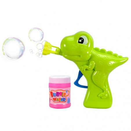 Pistolet à bulles par friction dinosaure pour enfants