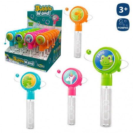Pompe à bulles colorée pour les détails