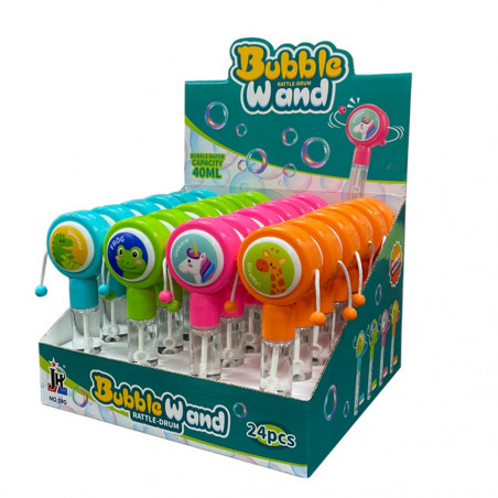 Pompe à bulles colorée pour les détails