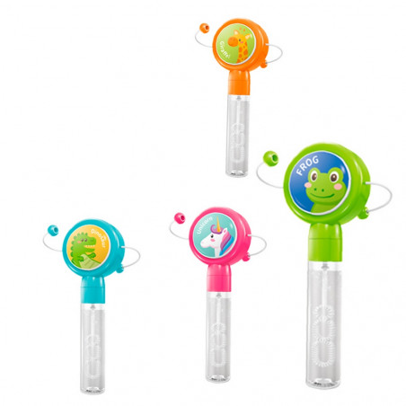 Pompe à bulles colorée pour les détails