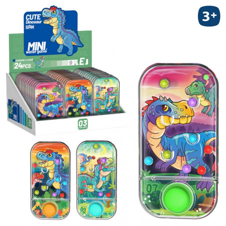 Jeu d'eau habileté avec design de dinosaures