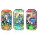 Jeu d'eau habileté avec design de dinosaures