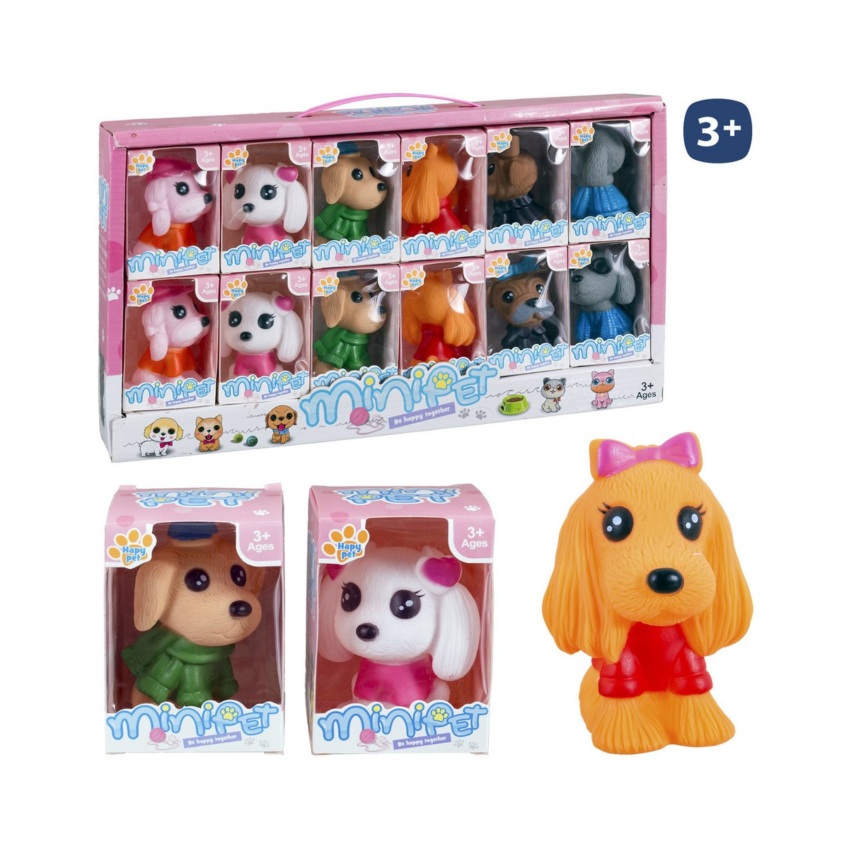 Chien en peluche pour les détails