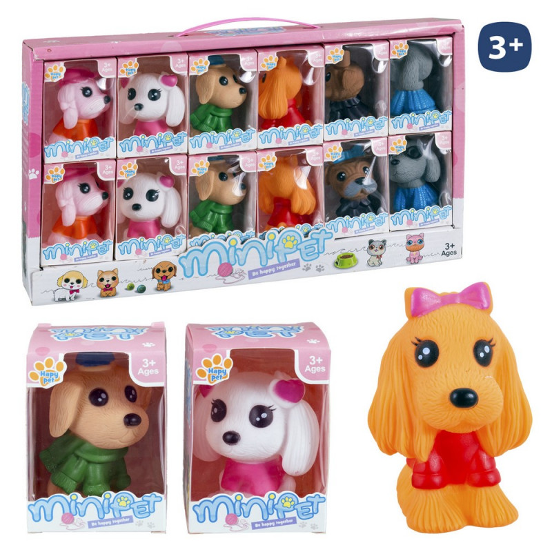 Chien en peluche pour les détails