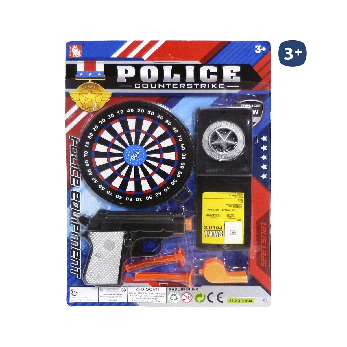 Cible en jouet design police pour détails
