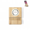Support mobile en bambou personnalisé pour communion