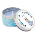 Bougie aromatique en boîte personnalisée pour un souvenir doux et décoratif de la première communion